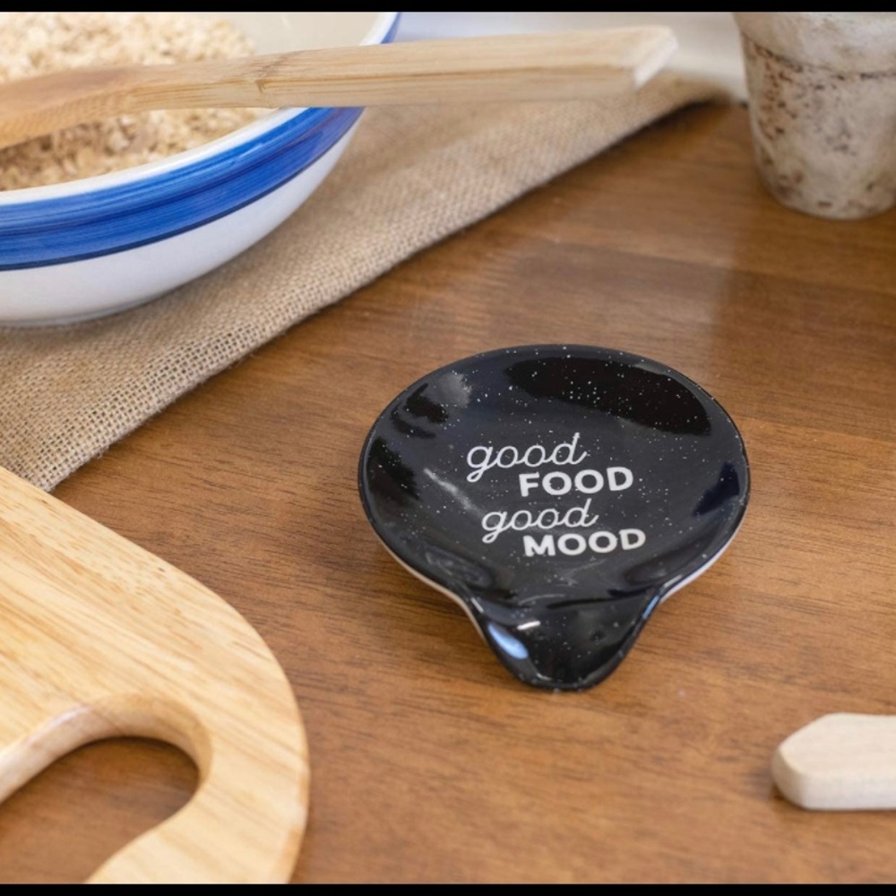 Demdaco Ceramic Kitchen Spoon Rest Stoneware 🆕